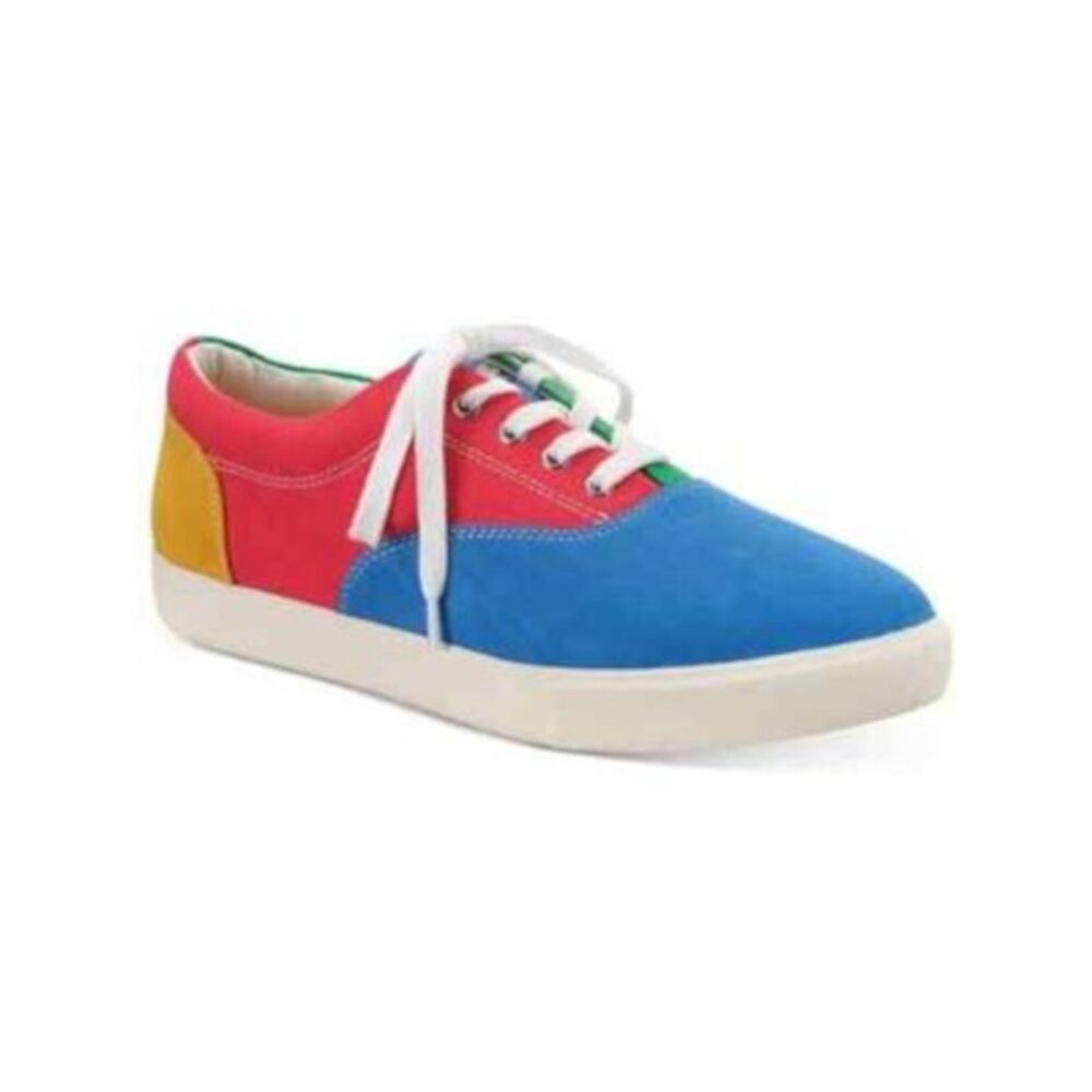 CLUBROOM Mens Blue Padded Lance Round Toe Platform Lace-Up Sneakers Shoes 8 M